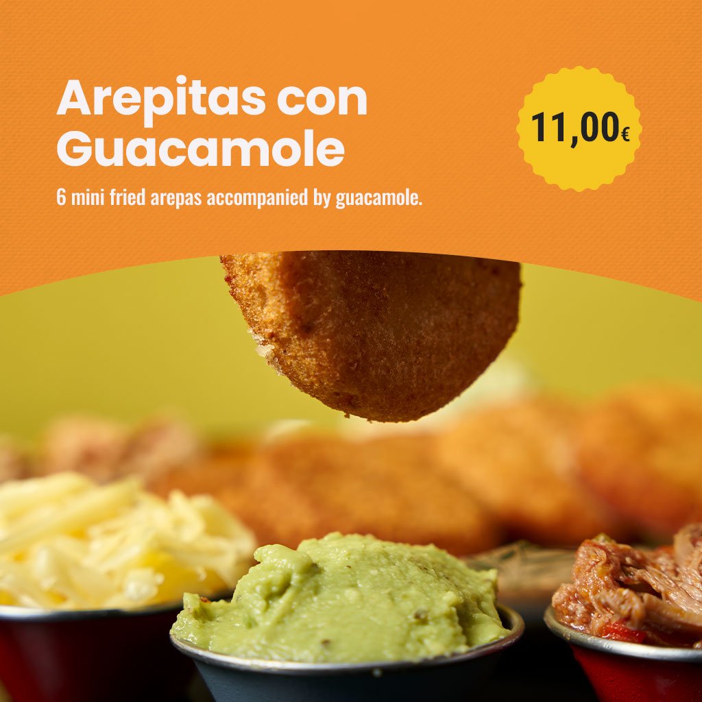 AREPITAS-CON-GUACAMOLE