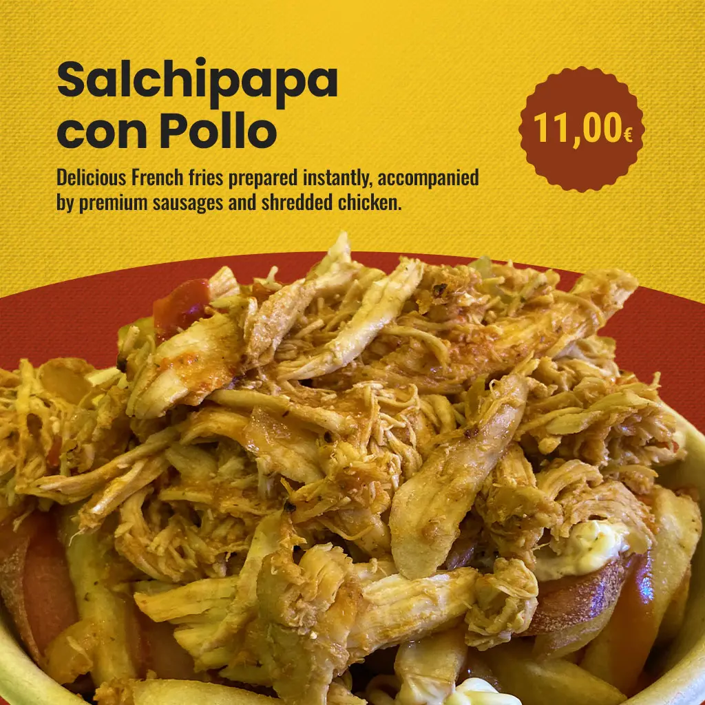 SALCHIPAPAS--POLLO
