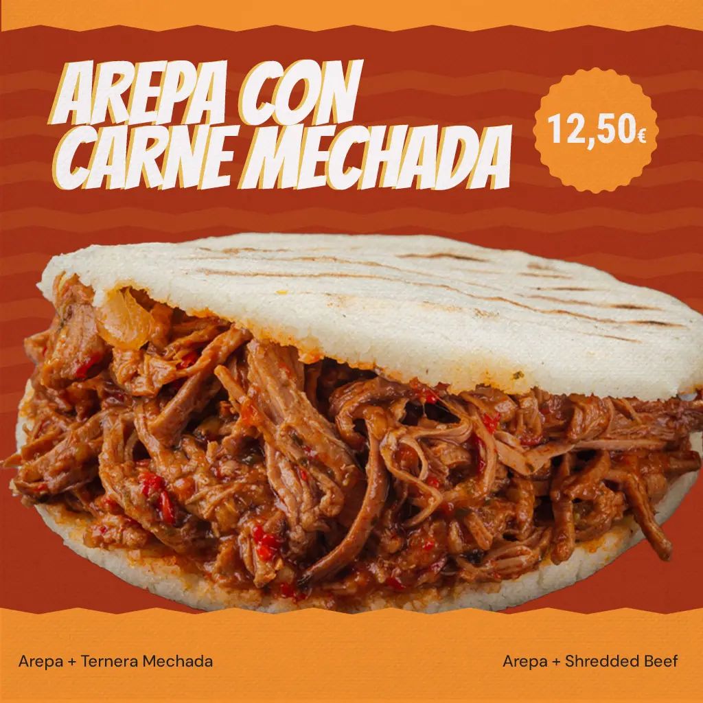 arepa-carne-mechada