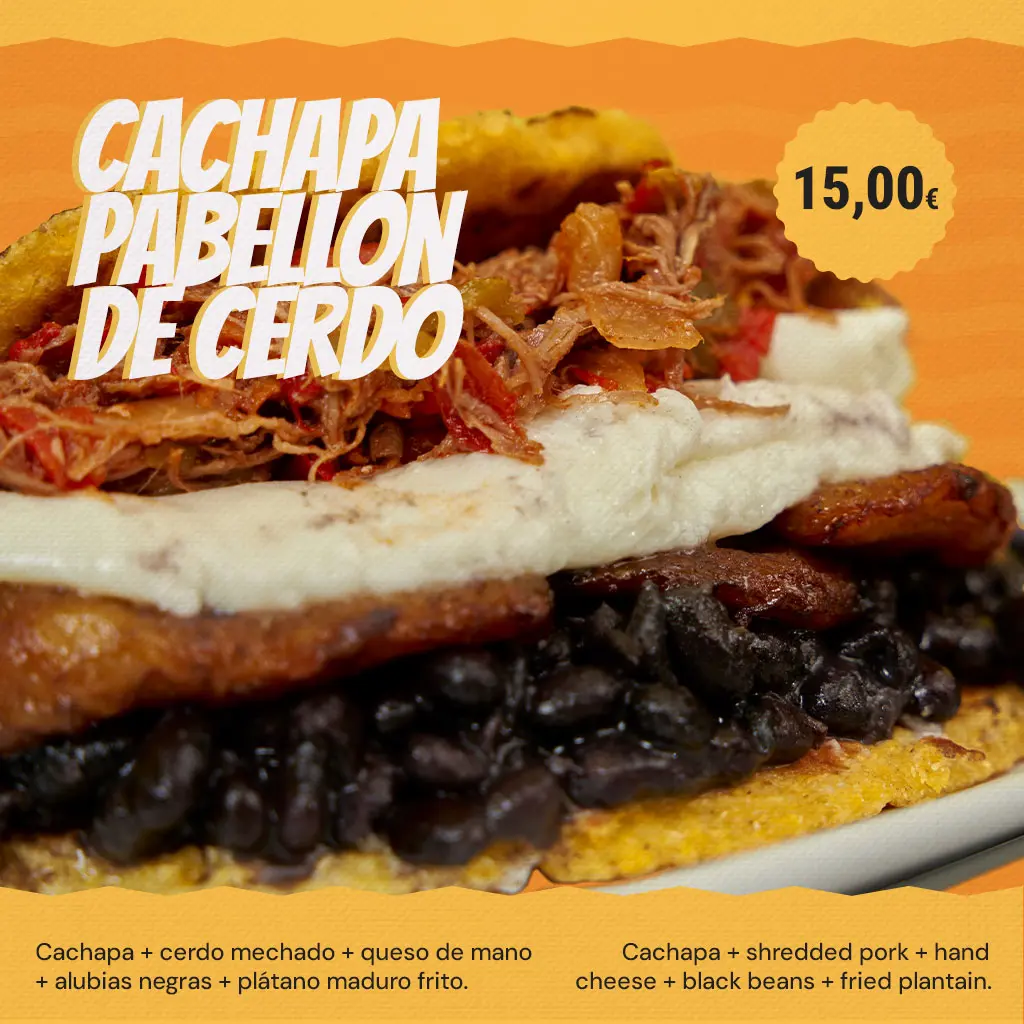 cachapa-pabellon-cerdo