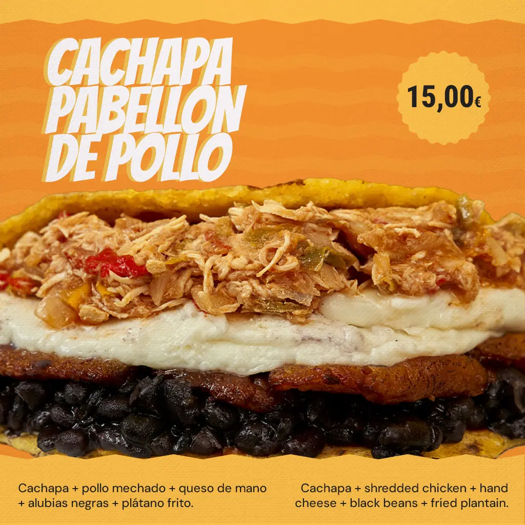 cachapa-pabellon-pollo